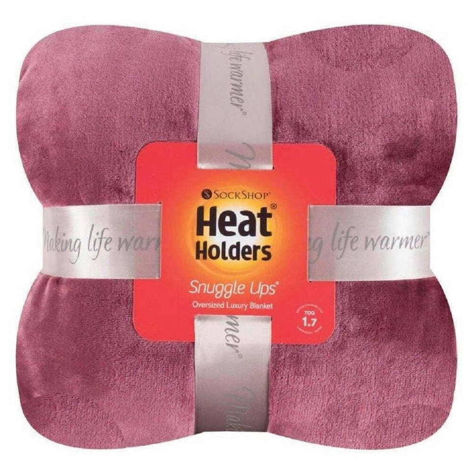 image 1 of Heat Holders Blanket - Cherry Red - One Size
