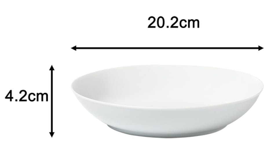 image 1 of Waterside 18pc White Porcelain Round Dinner Set