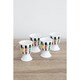 image 3 of KitchenCraft Egg Cup Set White Childrens 4 Piece