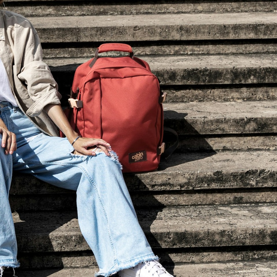 image 1 of Classic Cabin Backpack 28L Sangria Red Red