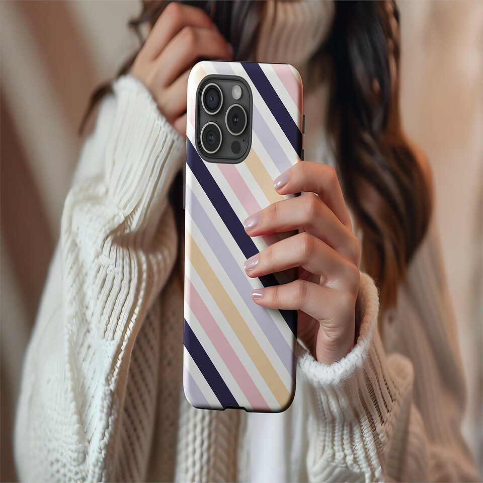 image 1 of Boss Stripe Multi | iPhone 11
Tough