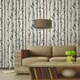 image 2 of Fine Decor Birch Trees Wallpaper - Cream/Silver - One Size Cream