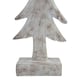 image 3 of Large Snowy Forest Tree Sculpture - Resin - L8 x W12 x H39 cm - White