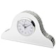 image 1 of Hestia Glass Mirror Napoleon Mantel Clock