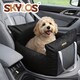 image 9 of Skylos Dog Car Seat Travel Bed Carrier Portable Pet Booster Seat Washable