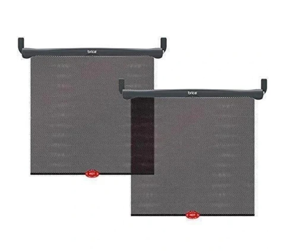 image 1 of Munchkin Baby Car Window Sun Shade Blind Blinder Suction White Hot Sunshade 2pk