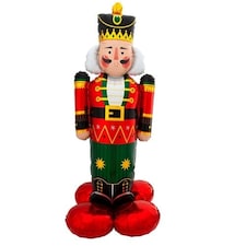 Christmas Nutcracker Airloonz Air Fill Giant Foil Balloon 154cm / 61 in