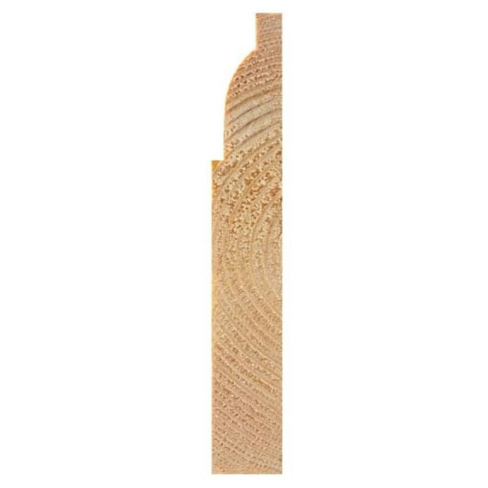 image 1 of PACK OF 15 (Total 15 Units)  - Ovolo Natural Pine Skirting - 19mm x 119mm - 4200mm Length