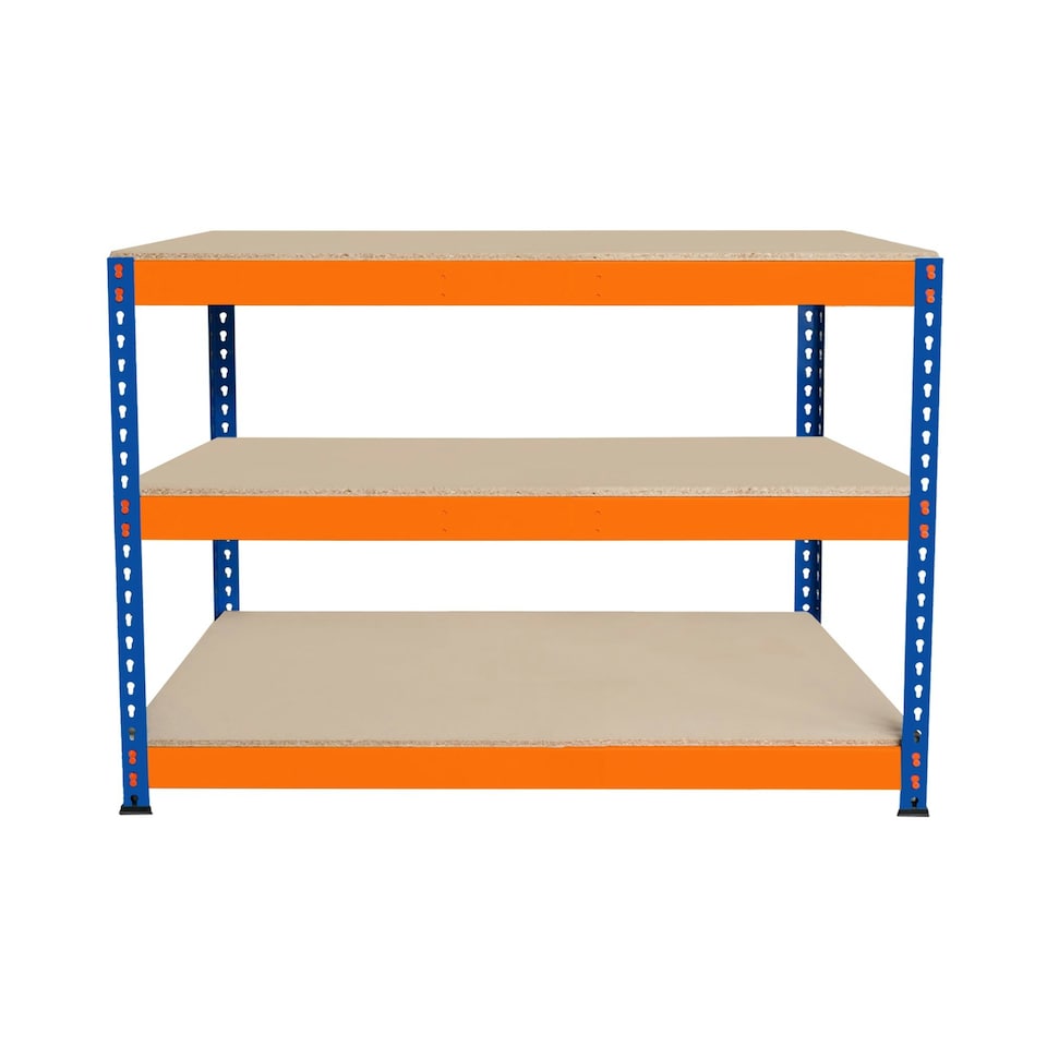 image 1 of S-Rax 3 Tier Workbench - 120cm x 60cm x 90cm Orange