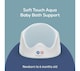 image 2 of Angelcare Baby Bath Support Soft Touch Newborn Seat Water Level Indicator Aqua