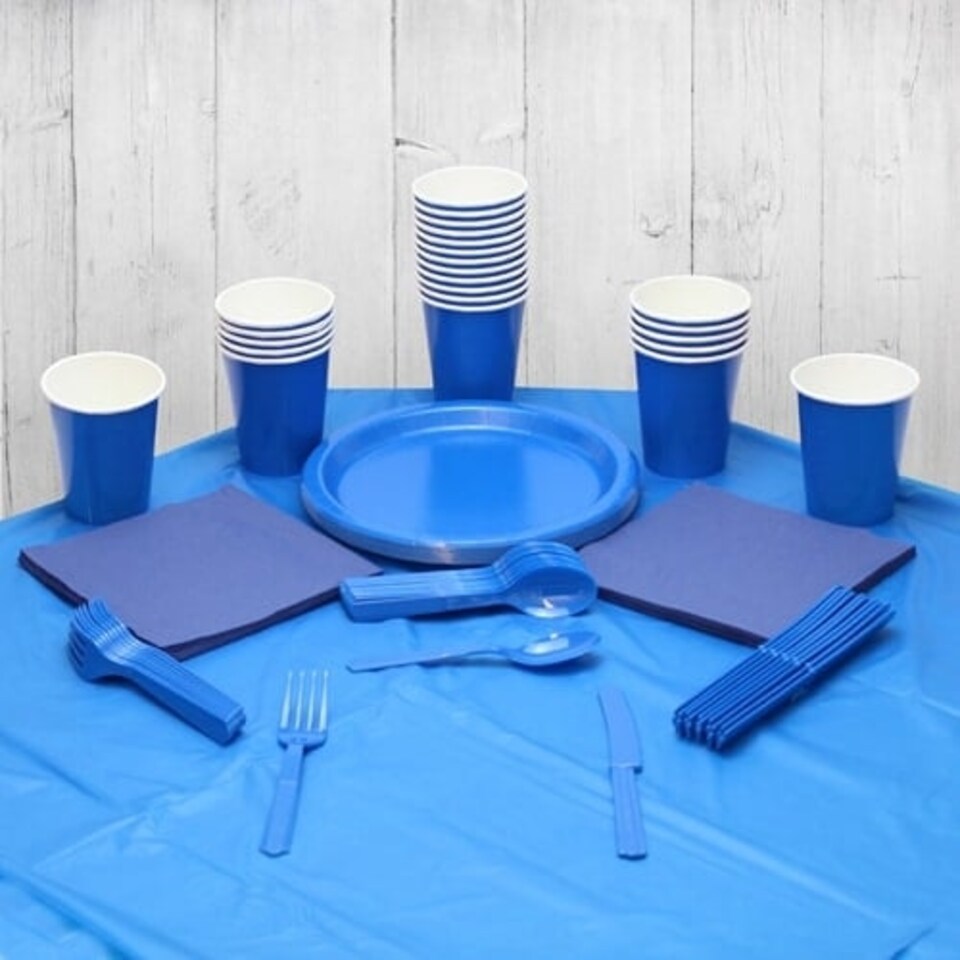 Royal Blue 14 Person Party Pack