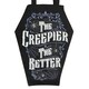 image 1 of The Creepier the Better Coffin Shaped Tote Bag
