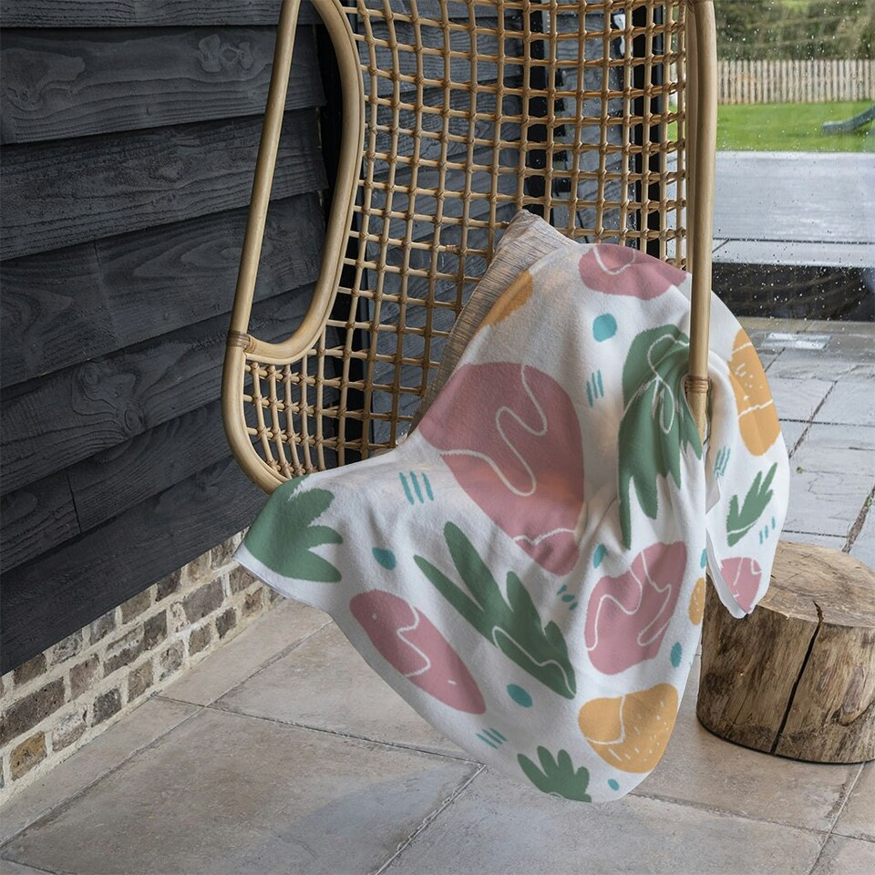 image 1 of Abstract nature illustrations (Blanket)