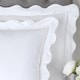 image 3 of Appletree Scallop Edge Duvet Cover Set White