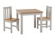image 1 of Ludlow 1 and 2 Dining Set - Grey - Oak Lacquer | Grey | 3