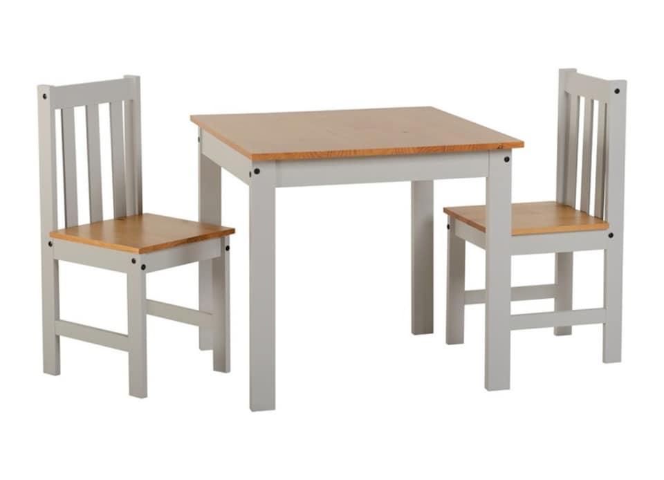 image 1 of Ludlow 1 and 2 Dining Set - Grey - Oak Lacquer | Grey | 3