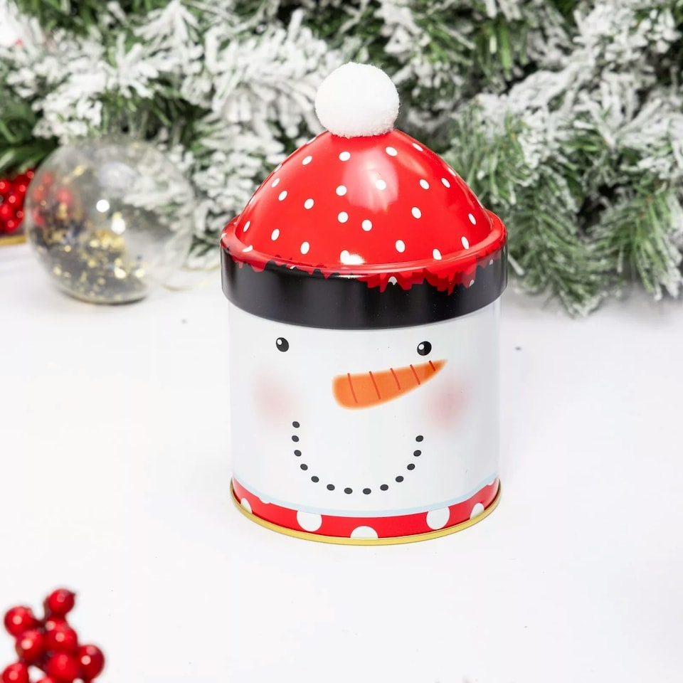 image 1 of 4 Set Christmas Character Tins