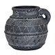 image 5 of Hill Interiors Etched Collection Ceramic Tall Jug | Black | Black | 1