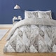 image 1 of OHS Abstract Geo Marble Reversible Print Soft Duvet Cover Bedding Set, King - Grey | Grey | King