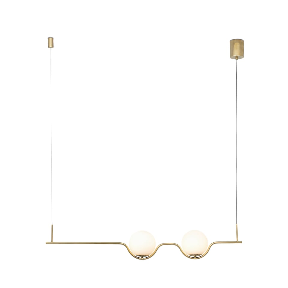 image 1 of Le Vita LED Pendant Gold 2x 6W 2700K