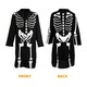image 4 of Skeleton Costume - with Glow Mask & Top Hat | Multi | L