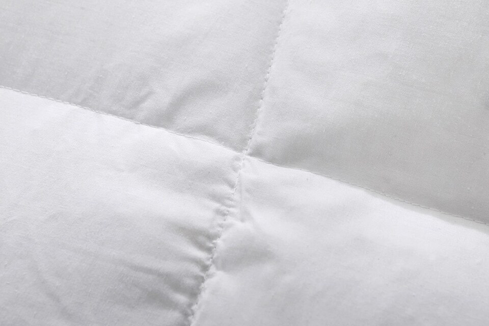 image 1 of 10.5 Tog Super King Duck Feather & Down Duvet Cotton Cover Summer