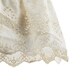 image 5 of Modern Cream Cotton Fabric Pendant Lamp Shade with Floral Lace Design | Cream | Cream | 1