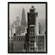 image 1 of New York City view Alfred Stieglitz Framed Wall Art Print 12X16"