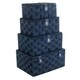 image 2 of Twisted Blue Paper Picnic Basket Blue | Blue | S