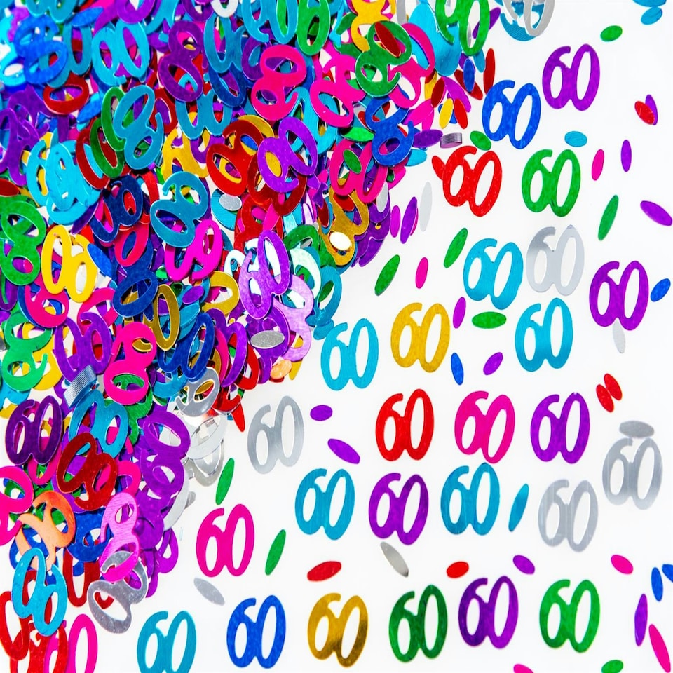 image 1 of 14g 60th Birthday Confetti