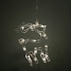 image 1 of 19cm Battery Operated Light up Christmas Reindeer Window Decoration with Warm White LEDs