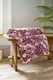image 3 of Winter Forest Printed Coral Fleece Throw