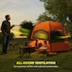image 5 of Outsunny 4 Person Camping Tent Festival Hiking Shelter, Blue