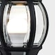 image 1 of ValueLights Modern Black IP44 Rated Outdoor Garden Lantern Style Lamp Post Pillar Light