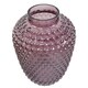 image 4 of 30cm Mulberry Purple Bubble Glass Vase Purple