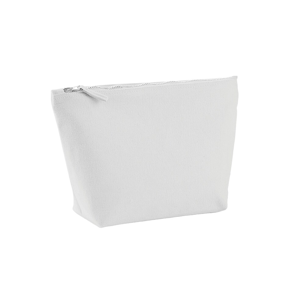 Westford Mill Canvas Toiletry Bag | Grey | Light Grey | 13.5cm x 12cm x 6cm | 1