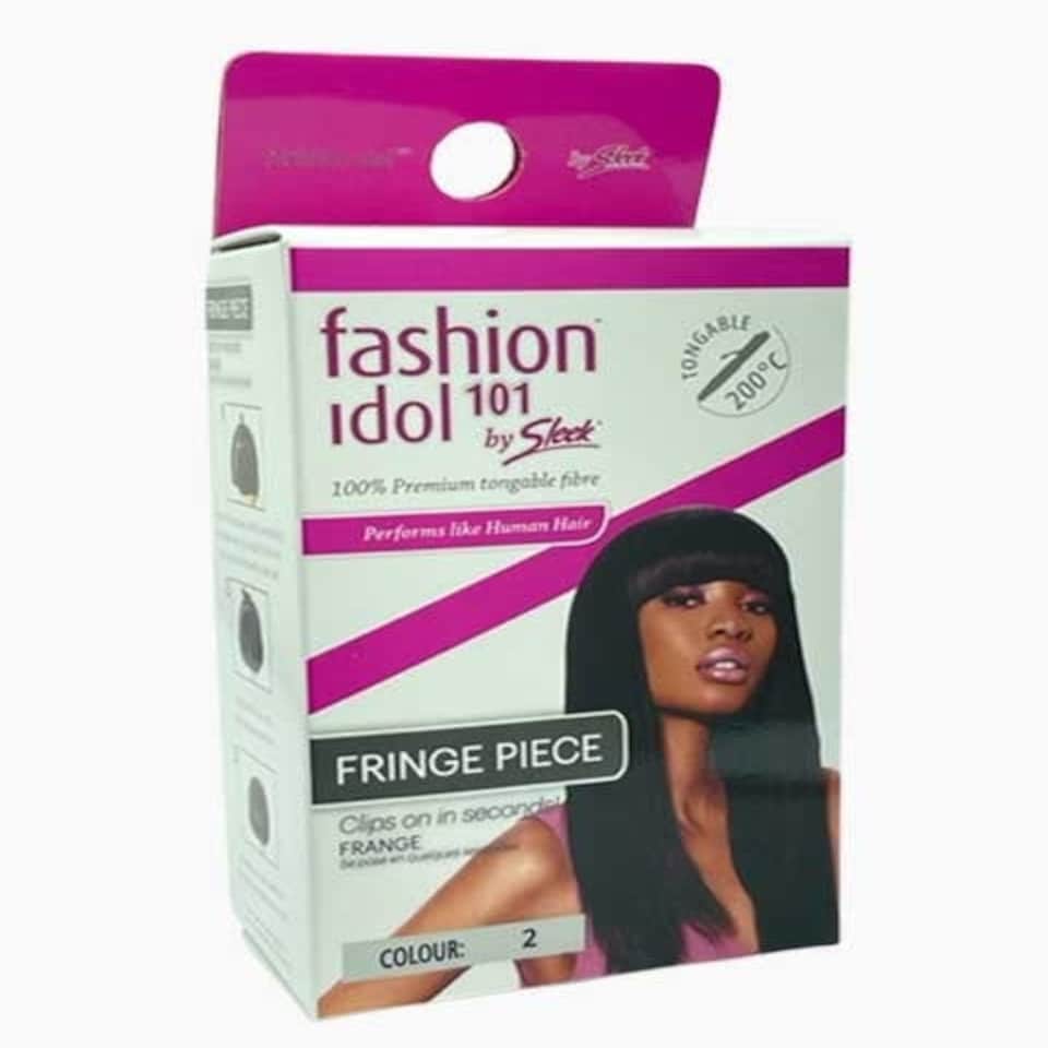 Sleek Fashion Idol Clips On In Second Fringe Piece Multi | 2 | One Size