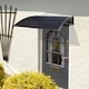 image 2 of Greenhurst 1.2m Door Canopy | Black | 1.2m