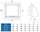 image 2 of 125mm Grey Vents Ventilation Grate Covering Return Flap ABS Outer Cover | Grey