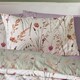 image 3 of Catherine Lansfield Brushed Grasmere Floral Cotton Reversible Duvet Cover Set Green Green | Double