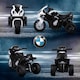 image 8 of HOMCOM BMW S1000RR Licensed 6V Kids Electric Motorbike 3 Wheel Ride on Motorcycle with Headlights Music for 18-36 Months, Black