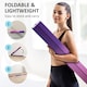 image 4 of SPORTNOW 7.7FT Folding Gymnastics Balance Beam with Anti-Slip Base, Purple
