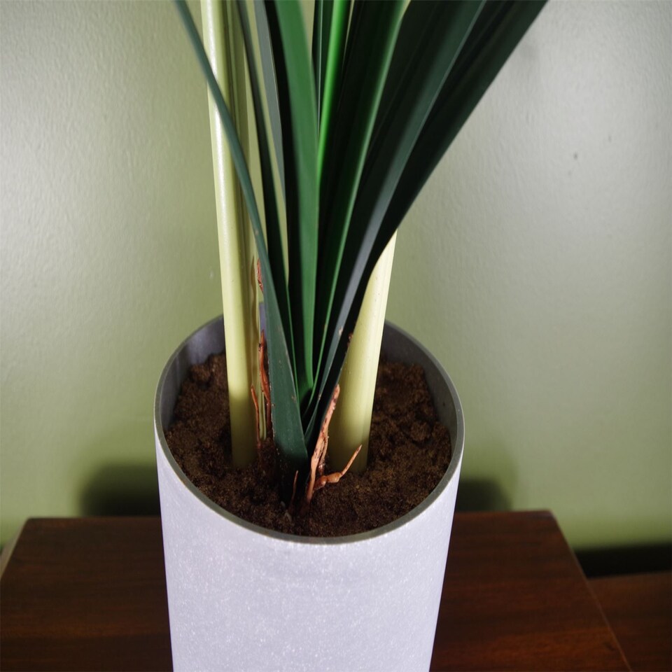 image 1 of Artificial Amarylis Flowering Plant Pink