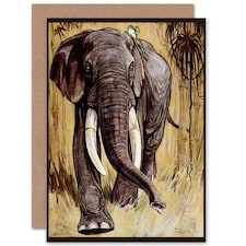 Bransom Cooper Fables Angola Present Frog Art Card