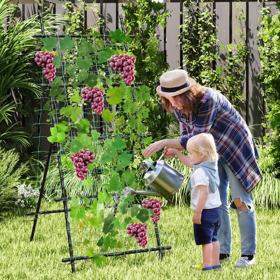 image 1 of COSTWAY 190 cm Tall Garden Trellis Vertical Plant Support