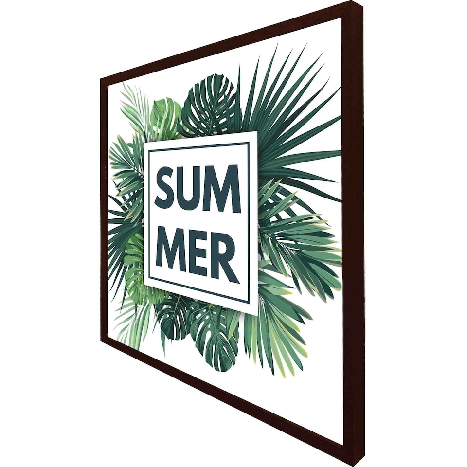 image 1 of Botanical summer (Picutre Frame) White | L