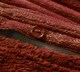 image 3 of Velosso Glitter Corduroy Teddy Fluffy and Warm Fleece Duvet Cover Set | Red | Red | Super King