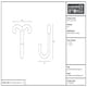 image 4 of Hammer & Tongs Wire Coat Hook - W70mm x H90mm - Black | Black | Black | One Size