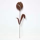 image 2 of Homescapes Steel Tulip Garden Stake Decorations, Set of 2