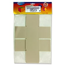 Pack of 10 Create and Learn 3 Dimensional Cube Shape